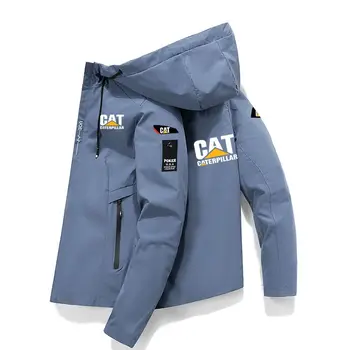 Куртка-бомбер 2023, мужская ветрозащитная куртка на молнии, весенне-осенняя повседневная рабочая куртка, модная спортивная куртка 5XL