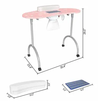 Маникюрный стол Single Новый маникюрный стол Shopping Mall Nail Shop Простой двухслойный Имитационный косметический стол Light Luxury Single Double