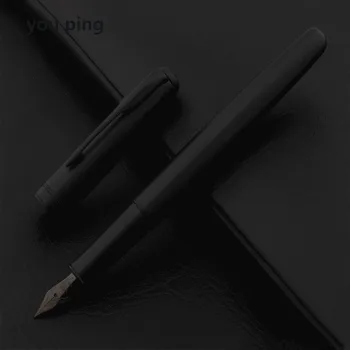 Металлическая Черная Авторучка Jinhao 75 класса люкс, финансовый Офис, школьные Канцелярские принадлежности, Чернильные ручки