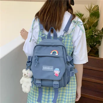 Милый Маленький рюкзак для девочки Простой Студенческий школьный рюкзак Корейский Рюкзак Для мужчин Mochila Bolsa Feminina