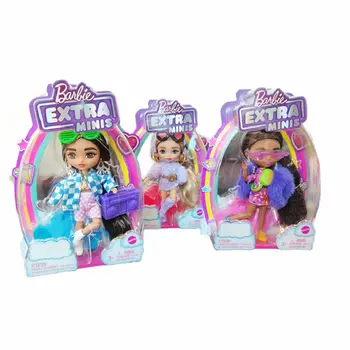 Мини-кукла Kawaii Barbie, модная серия, подвижный набор, платье принцессы, Милая мультяшная игрушка, подарок для девочек