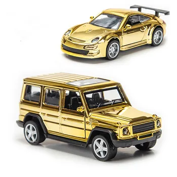 Модель из сплава 1:32 Редкого золотого цвета 911 918 Модель автомобиля для мальчика, игрушечный автомобиль, подарок на день рождения, Рождественские автомобили, игрушечные транспортные средства для детей