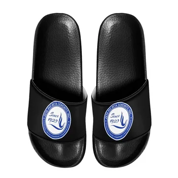 Модные противоскользящие женские тапочки, черные ретро-сандалии с принтом Zeta Phi Beta, женская дышащая домашняя легкая обувь на плоской подошве