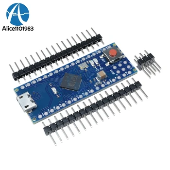 Модуль Платы Расширения ATmega32U4 5V 16MHz для Arduino Micro USB Connection ICSP Совместим С R3 Nano Replace Pro DIY KIT