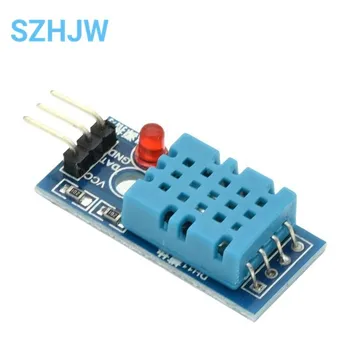 Модуль цифрового датчика температуры и относительной влажности DHT11 с кабелем, электронный строительный блок Для Arduino