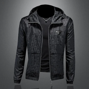 Мужская куртка с лацканами из искусственной кожи, укороченная, мотоциклетная одежда, модная и высококачественная, новая мужская куртка 2023 года