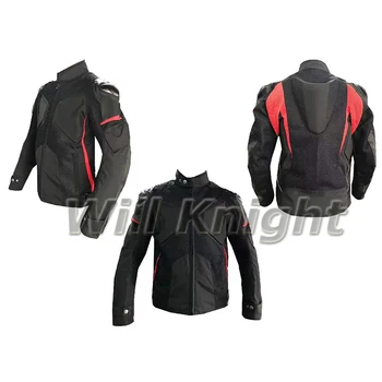 Мужская мотоциклетная куртка для верховой езды на теплой хлопчатобумажной подкладке, плотное защитное пальто из Оксфорда с нагрудным карманом для защиты