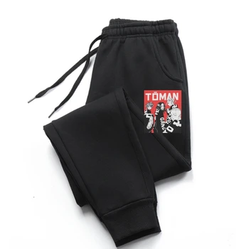 Мужские Брюки Tokyo revengers Street motorcycle Gang Аниме винтажные мужские брюки из чистого хлопка Мужские брюки манга Мужские брюки с круглым вырезом
