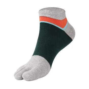 Мужские носки с пятью пальцами, мужские хлопчатобумажные дышащие повседневные короткие носки с пятью пальцами, комплект носков с пятью пальцами
