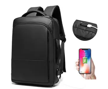 Мужской многофункциональный рюкзак для путешествий, ручная кладь, школьная сумка для колледжа, водонепроницаемая школьная компьютерная сумка для колледжа с USB-разъемом