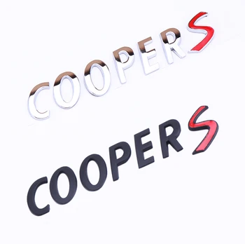 Наклейка с Эмблемой Cooper S Задняя Наклейка для MINI Cooper S Countryman R56 F56 R58 R57 R59 R60 R61 F54 F55 F60 R55 Наклейка на Багажник MINI