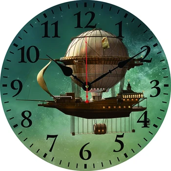 Настенные часы Fantasy Ship Современный дизайн Гостиной Спальни Украшение офиса Кухонные Часы Художественные Настенные часы Домашний декор