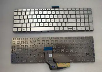 Новая Чешская клавиатура для ноутбука HP 15-AB 15-AU 15-AQ 15-AN 15-AW 15-BK 15-BC M7-N 17-G NoBacklight Silver Notebook