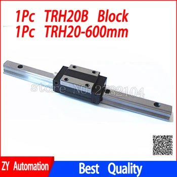 Новая линейная направляющая TRH20 длиной 600 мм с 1 шт. линейной кареткой TRH20B или TRH20A для деталей с ЧПУ