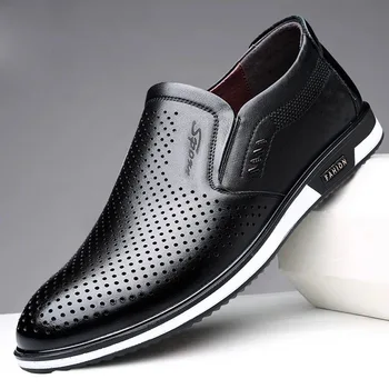 Новые модные Мужские Лоферы, Мужская Кожаная Повседневная Обувь, Высококачественные Мокасины Для Взрослых, Мужская Обувь Для вождения, Мужская Обувь Унисекс, обувь 2023