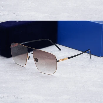 Новые мужские немецкие солнцезащитные очки в оправе, модные женские роскошные солнцезащитные очки без оправы, Изготовленные на заказ Солнцезащитные очки UV400
