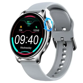 Новые смарт-часы с Bluetooth-вызовом для мужчин и женщин, пульсометр, фитнес-трекер, SMS-напоминание, 1,32 дюйма, 360 * 360 HD Smartwatch