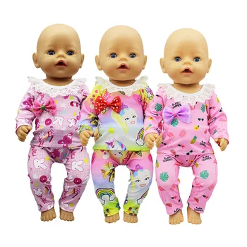 Новый костюм подходит для куклы 17 дюймов 43 см, одежда для новорожденных, костюм для подарка на день рождения ребенка, фестиваль