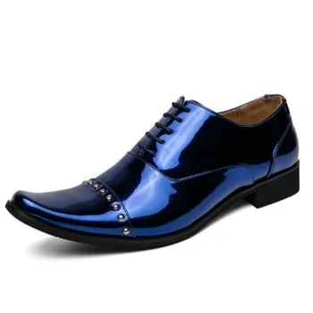 Новый мужской повседневный модный тренд, деловая официальная одежда в британском стиле, остроносые модельные туфли, вечерние свадебные туфли D237