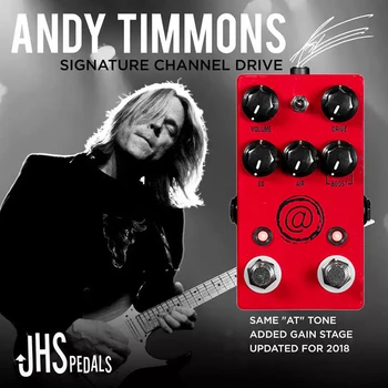 Новый стоматизатор для электрогитары JHS AT + Andy Timmons Signature Distortion Overdrive