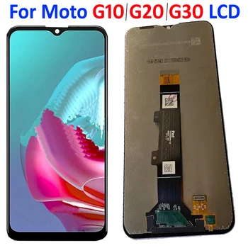 ОРИГИНАЛ Для Motorola Moto G10 G20 XT2821 ЖК-дисплей С Сенсорным Экраном Digitizer В Сборе G30 XT2129-2 Стеклянный Датчик Pantalla