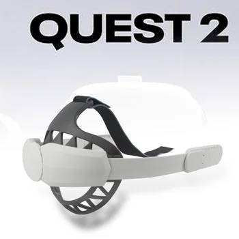 Обновите головной ремень виртуальной реальности для гарнитуры Oculus Quest 2, уменьшающее давление оголовье, Регулируемая накладка на голову для аксессуаров Quest 2.