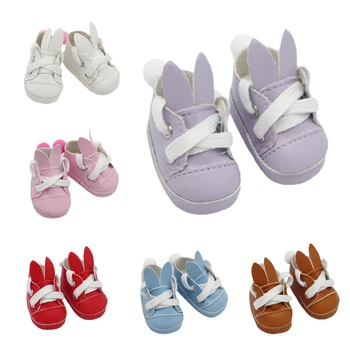 Обувь для кукол 5 см, обувь для кроликов с мультяшными животными для кукол и мини-игрушечная обувь для кукол 1/4 BJD 14 