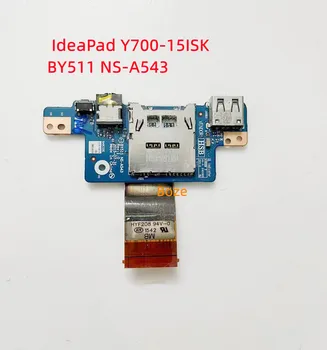 Оригинал для Lenovo IdeaPad Y700-15ISK Аудио Плата USB-кард-ридера С кабелем BY511 NS-A543 100% Протестирована 100% Teste
