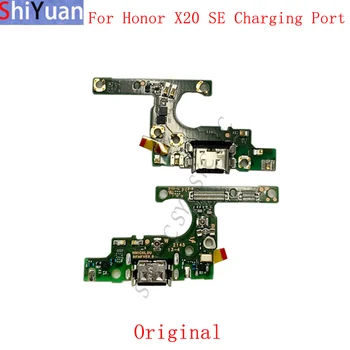 Оригинальная плата разъема USB-порта для зарядки Гибкий кабель для Huawei Honor X20 SE Запасные части для разъема для зарядки