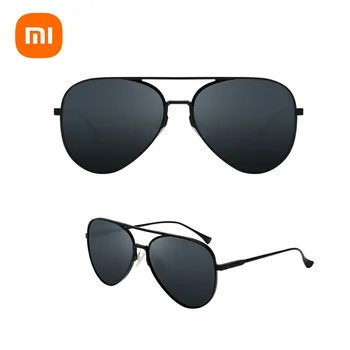 Оригинальные солнцезащитные очки Xiaomi Mijia, нейлоновые поляризованные пилотные солнцезащитные очки для путешествий на открытом воздухе, Мужские и женские, с защитой от ультрафиолета, безвинтовые, с поляризацией UV400