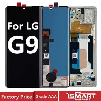 Оригинальный AMOLED Для LG G9 ЖК-дисплей С Сенсорным Цифрователем В Сборе Для LG Velvet 5G G900 LM-G900N Экран с Заменой Рамки