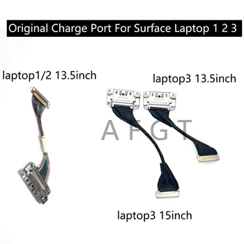 Оригинальный Порт Зарядки для Microsoft Surface Laptop1 2 13,5 дюйма 1769 1782 Laptop3 4 15 дюймов 1867 1868 1873 1951 Jack Prot