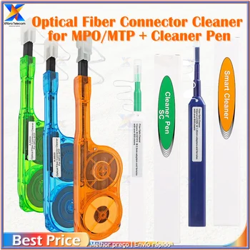 Очиститель Оптического Волокна 3 в 1 MPO MTP One-Click Ручка Для Очистки Оптического Волокна Адаптер Для Волоконно-Оптического Разъема Инструмент Для Очистки Оптического Волокна