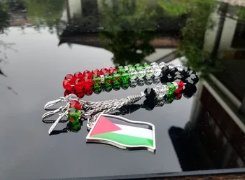 Палестинское ожерелье, флаг, монета, футболка, наклейка на автомобиль, чехол для телефона, нашивки, браслеты, зеркало для автомобиля, офиса, дома, подвесной подарок