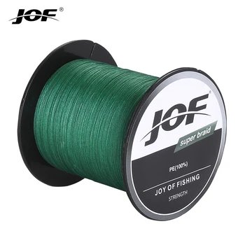 Плетеная леска JOF 8 - Длина: 300 м 500 м 1000 м, Диаметр: 0,17 мм-0,5 мм, размер: 20-100 фунтов Японская плетеная леска из 100% полиэтилена J-Braid Line