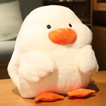 Плюшевые подушки Kawaii Chubby Duck, многофункциональная подушка 3 в 1, милое животное, грелка для рук, детское одеяло, Мягкая игрушка