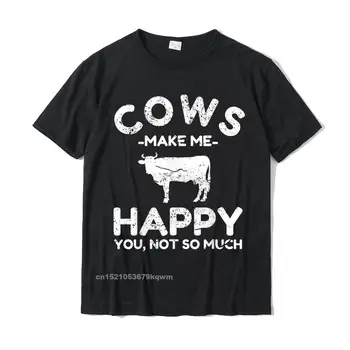 Подарки для коров любителям коров - Забавная футболка с коровьим юмором, топы в стиле NormalHarajuku, мужская хлопковая футболка со скидкой