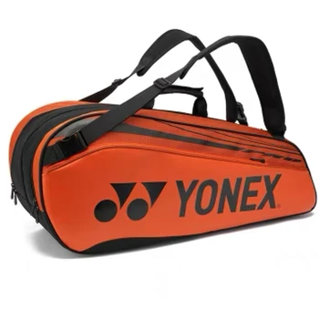 Подлинная сумка для теннисных ракеток Yonex 2021 года, высококачественный спортивный рюкзак для женщин и мужчин, вмещающий до 6 ракеток