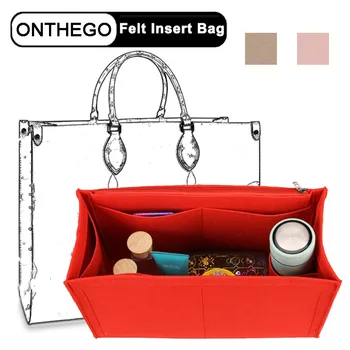 Подходит для сумки ONTHEGO Tote Премиум-класса с фетровой вставкой, органайзера, косметички, органайзера для формирования сумок, внутреннего кошелька для путешествий