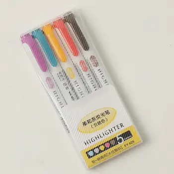 Полезный флуоресцентный маркер, яркая многоразовая легкая флуоресцентная ручка, канцелярские принадлежности