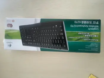 Портативная беспроводная клавиатура Logitech K270, объединяющий приемник, новый в оригинальной розничной упаковке