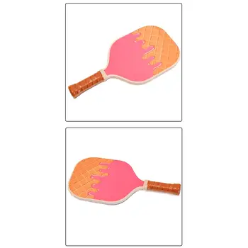 Портативный набор ракеток для пиклбола 4 мяча с удобными захватами Защита краев Профессиональные ракетки для пиклбола для активного отдыха Мужчин и женщин
