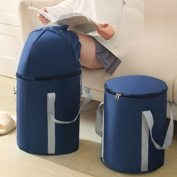 Потрясающая изолированная сумка для ванночки для ног, переносное ведро, изолирующая ванна для путешествий, складная сумка для ванны в общежитии, удобные гидромассажные ванны