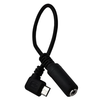 Правый кабель-адаптер Micro USB к 3,5 мм наушникам для телефонов Y3ND