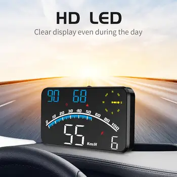 Предупреждение о превышении скорости на Головном дисплее HUD для автомобиля