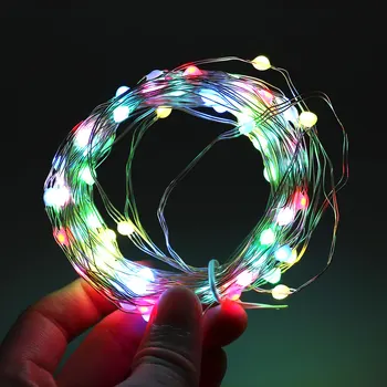 РОЖДЕСТВЕНСКОЕ Украшение LED String Light 10M RGB Magic Colorful LED Strip 5V USB Powered Mobile Control Водонепроницаемый