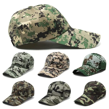 Регулируемая Мужская женская камуфляжная армейская тактическая бейсболка Для пеших прогулок, охоты в джунглях, Солнцезащитная шляпа Snapback, Повседневная кепка Casquette