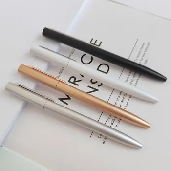 Ручка для подписи Xiaomi Neutral Pen, Металлическая шариковая ручка, Рекламный подарок для офиса, Бизнес-подпись, учимся писать