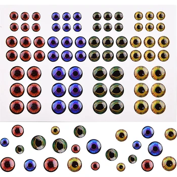 Рыболовная Приманка Eye 3D Fly Eyes Реалистичная Искусственная Эпоксидная Приманка Для Завязывания Мух Голографические Рыболовные Аксессуары