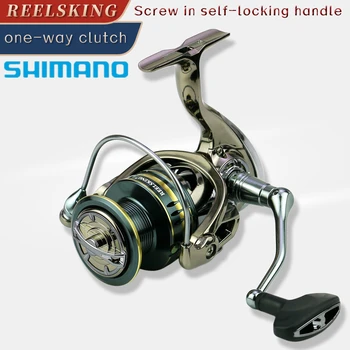Рыболовная катушка SHIMANO REELSKING с Максимальным сопротивлением 15 кг, Спиннинговое колесо, Рыболовная катушка с Мелкой катушкой, Подходящая для любых водоемов
